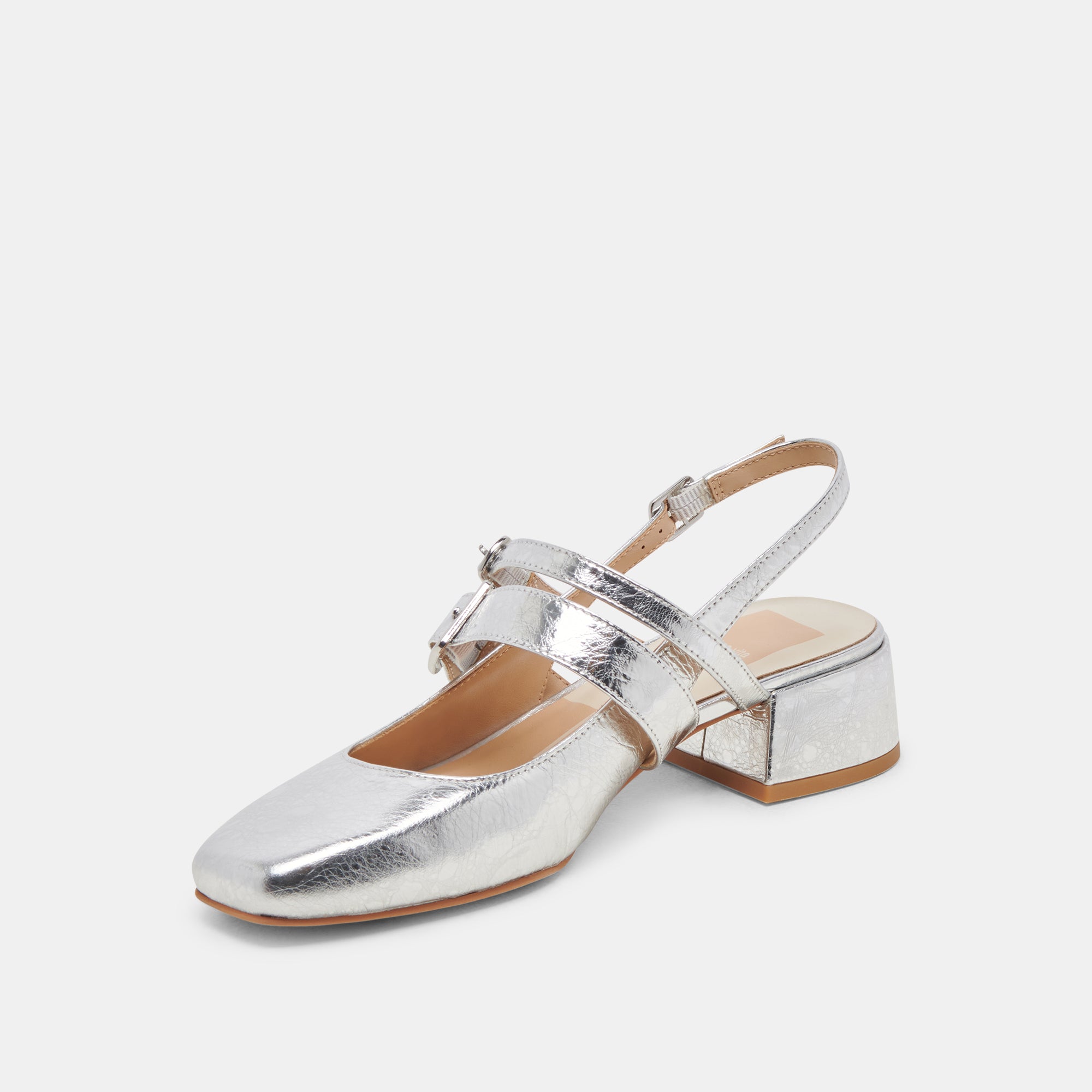 PATZY Women's Silver Distressed Leather High Heels - Stylish & Comfortable for Parties, Weddings & Evening Events