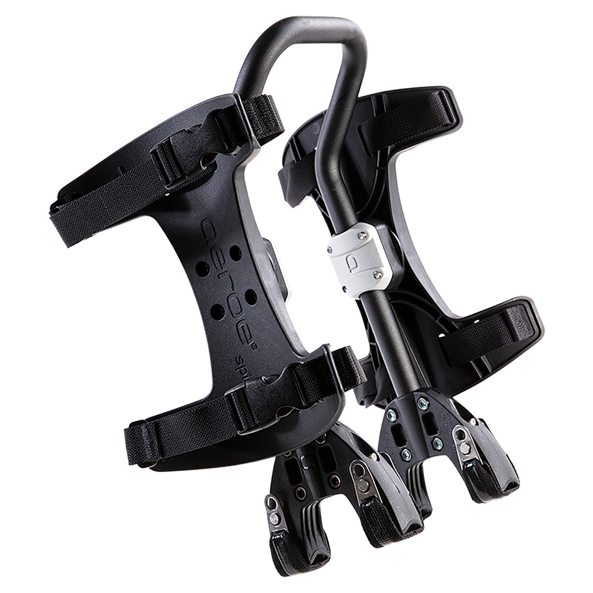 Aeroe Spider Rear Rack with Spider B - Black Bike Cargo Rack for Mountain & Road Bikes - Perfect for Commuting, Touring & Adventure Cycling