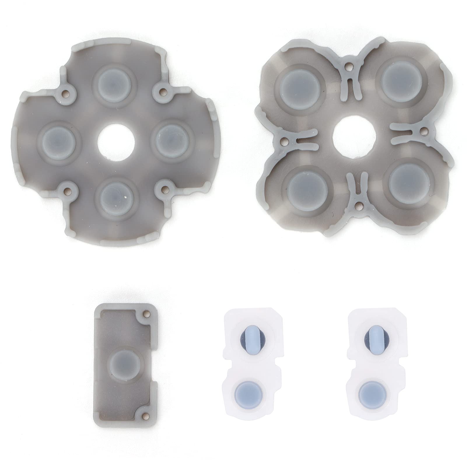 PS5 Controller Replacement Triggers Button Kit - Silicone Conductive Rubber Pads & Handle Buttons Repair Parts | Durable, Wear-Resistant Design for Long-Lasting Gaming | Perfect for PS5 Controller Repairs, Home Use & Travel Gaming Accessories