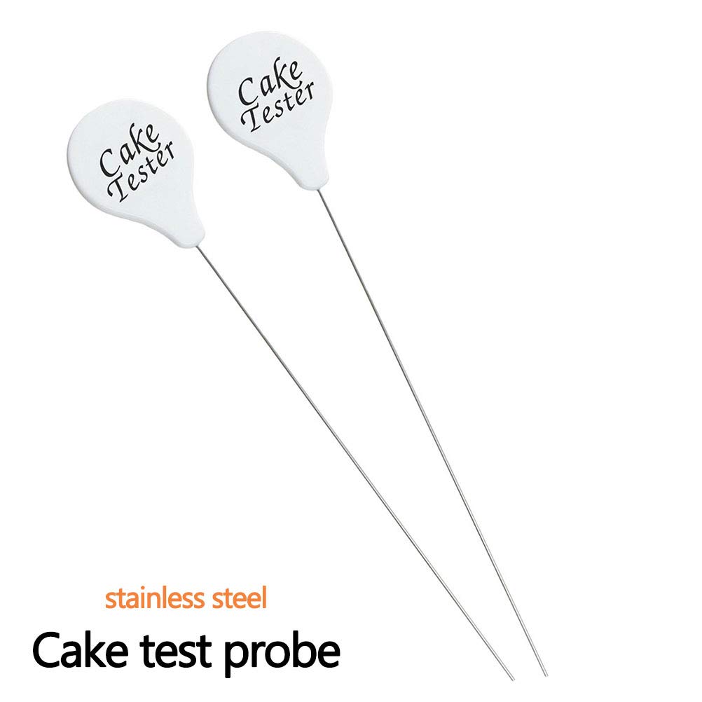 Calayu Stainless Steel Cake Tester - Reusable Kitchen Tool for Baking, Potato & Meat Probe - Perfect for Cupcakes, Muffins & Bread - Ideal for Home Bakers & Professional Chefs