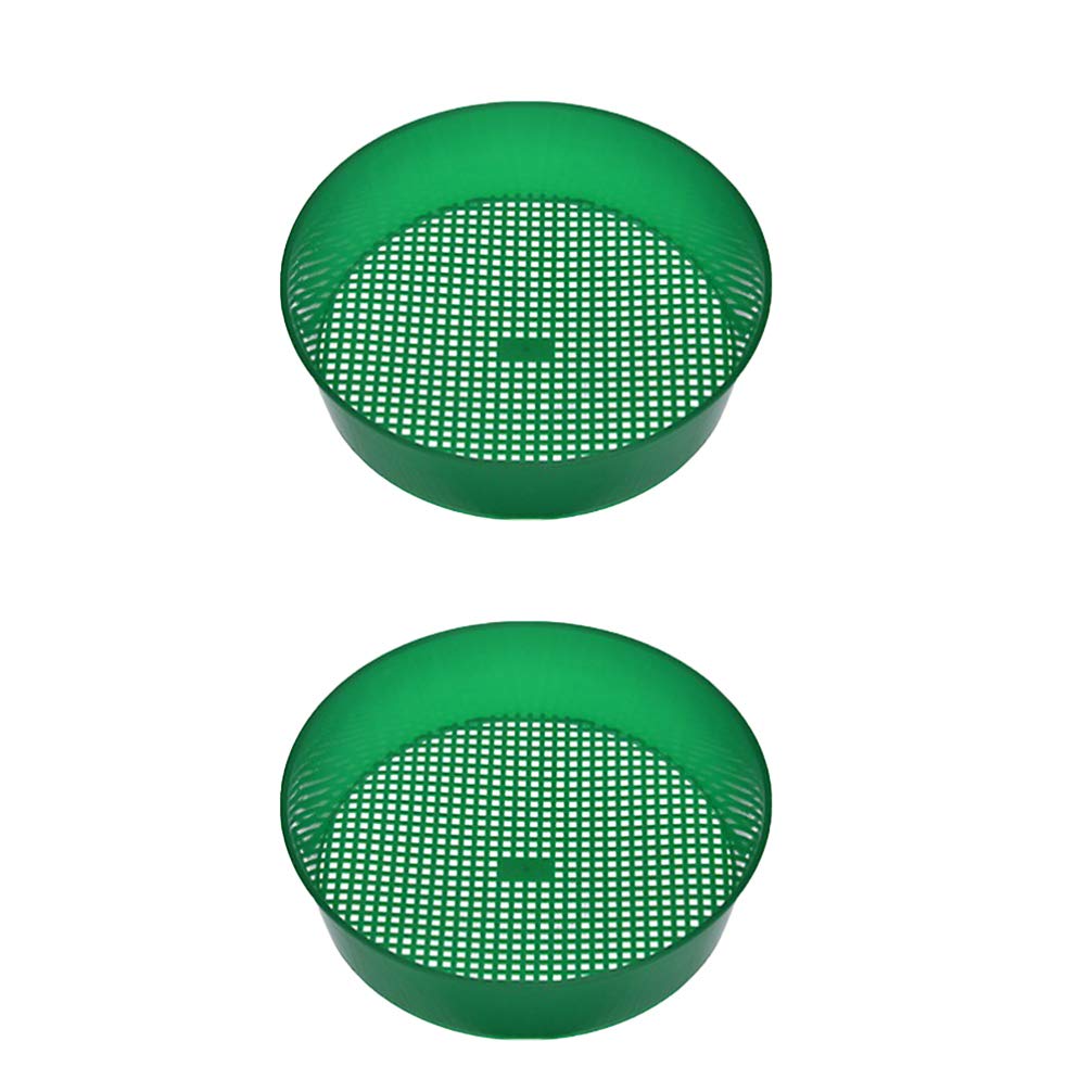 2-Piece Garden Sieve Set - Heavy Duty Stone Riddle for Soil Sifting, Compost Screening & Rock Removal - Perfect for Landscaping, Gardening & DIY Projects