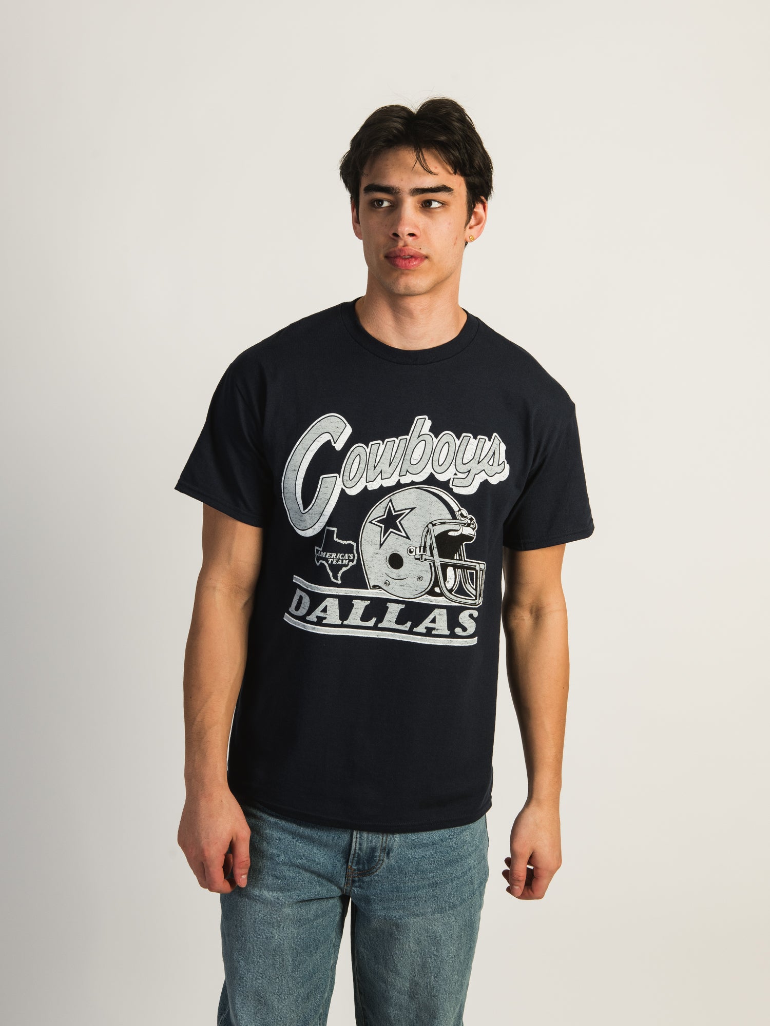 Dallas Cowboys Fly By T-Shirt for Men - Official NFL Football Fan Apparel - Perfect for Game Day & Casual Wear