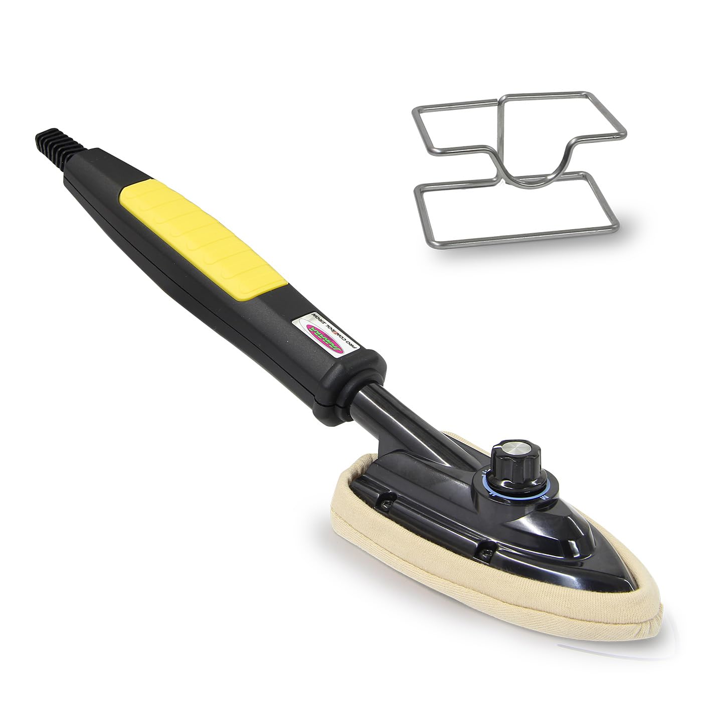 Jamara 172140 Professional Control Iron with Steam Function - Black - Perfect for Home Ironing, Laundry, and Fabric Care
