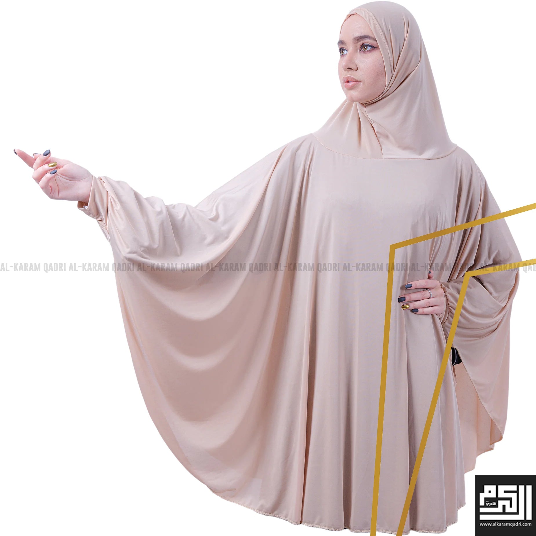 Long Al Amira Ready Hijab - Modest Muslim Headscarf for Women - Perfect for Prayer, Work, and Everyday Wear