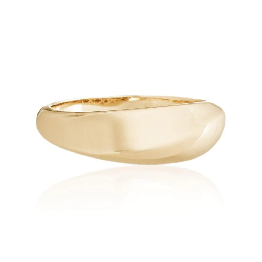 14K Gold Sculpted Juniper Ring for Women - Elegant Nature-Inspired Jewelry for Everyday Wear & Special Occasions