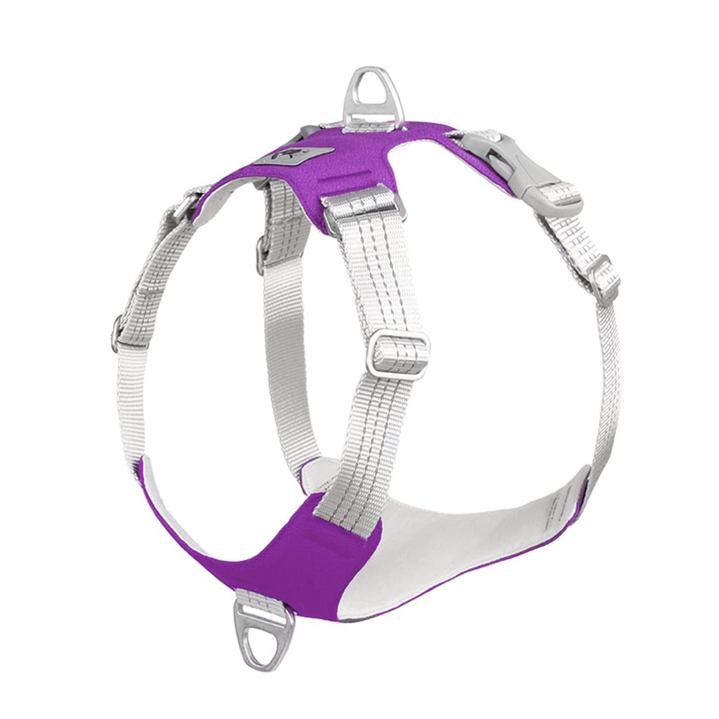 KGEZW No-Pull Dog Harness Vest for Medium & Large Dogs - Adjustable Pet Safety Harness with Soft Padding (Color: E, Size: Small) - Perfect for Walking, Training & Outdoor Adventures