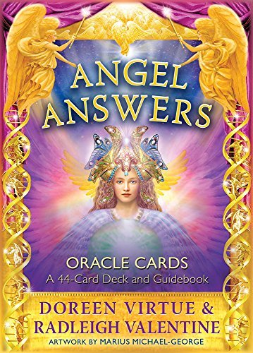 By Doreen Virtue Angel Answers Oracle Cards - 44-Card Deck with Guidebook for Spiritual Guidance, Divination & Angel Messages | Perfect for Meditation, Self-Discovery & Intuitive Readings