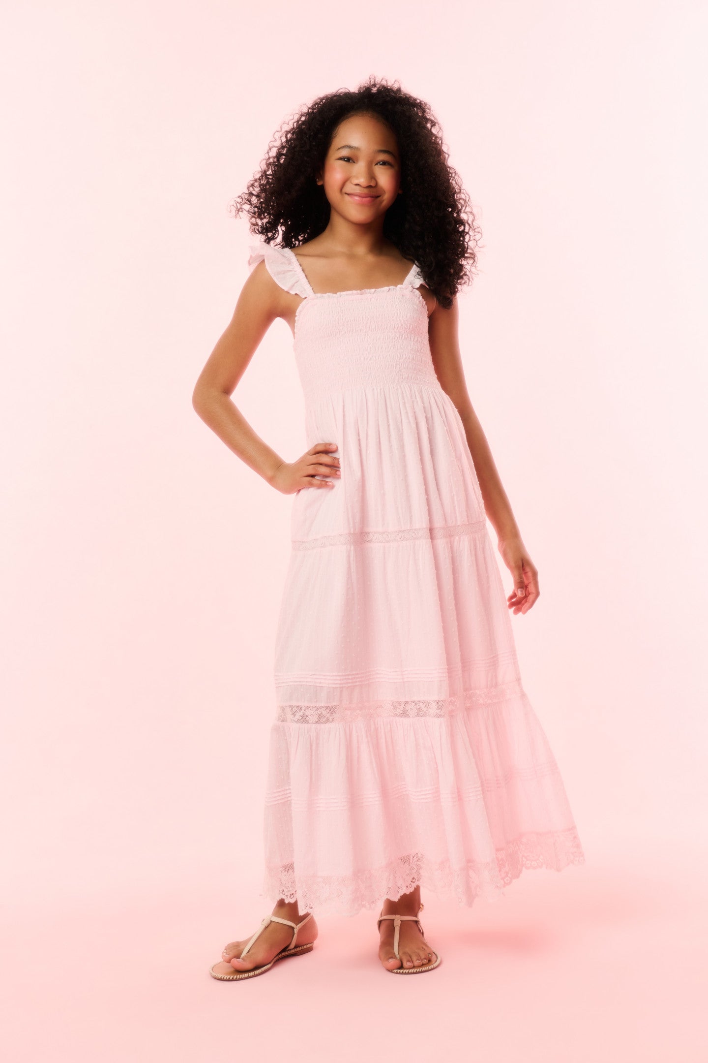 Rhiannon Cotton Dress for Girls - Soft & Comfortable Summer Dress - Perfect for School, Parties & Casual Outings