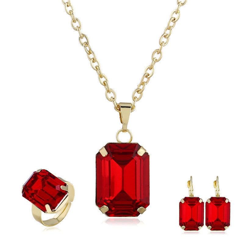 Elegant European & American Bridal Jewelry Set - Wedding, Engagement & Special Occasion Accessories for Brides