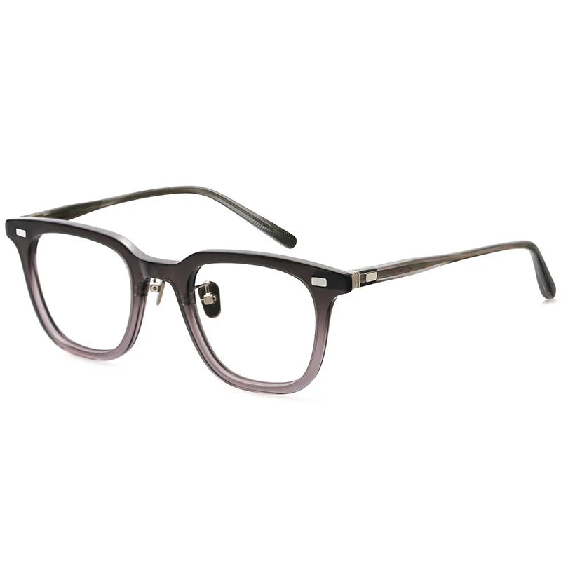 Stylish Black Acetate Square Eyeglasses for Women - Full Rim Frame BM319 | Perfect for Work, Reading & Fashion Accessories