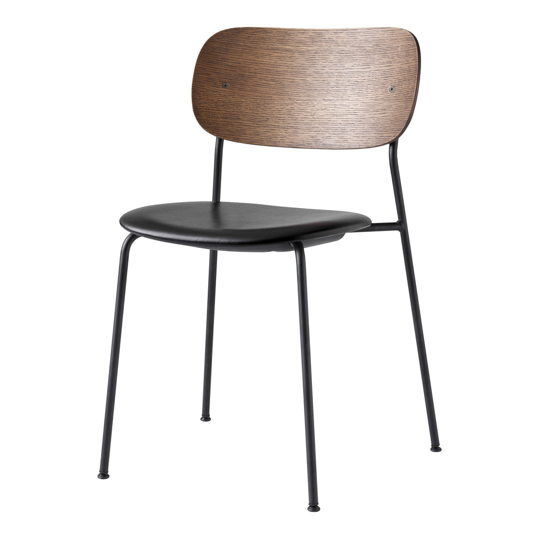 Co Dining Stackable Chair - Upholstered Seat for Kitchen, Dining Room & Outdoor Patio | Comfortable & Space-Saving Furniture