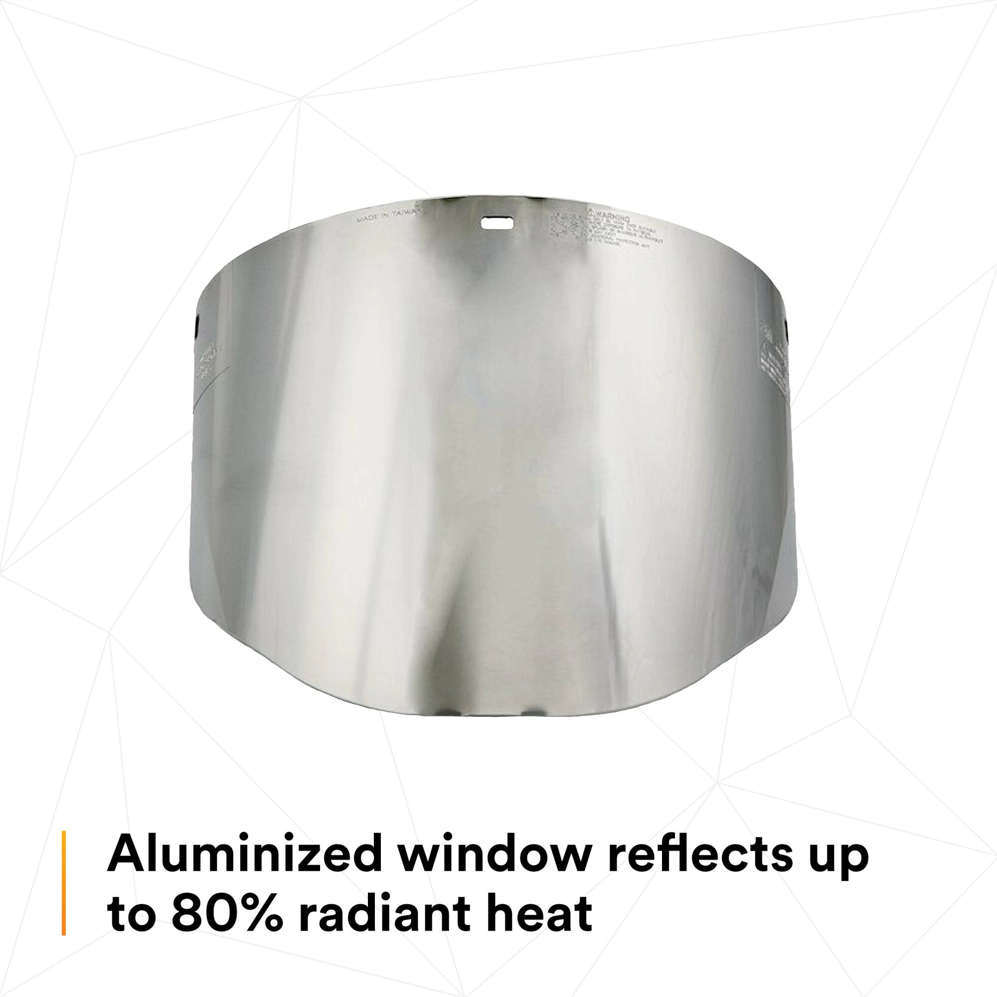 3M Aluminized Polycarbonate Molded Dark Green Faceshield Window 82509-00000 - Safety Face Shield for Welding, Grinding & Industrial Work Protection