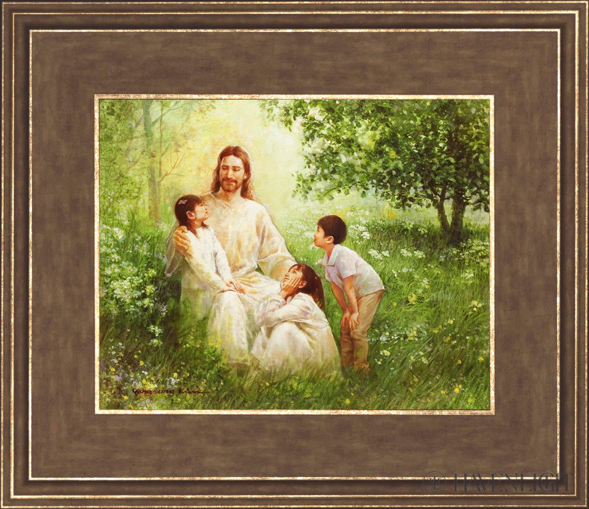 Come Unto Me By Yongsung Kim - Inspirational Christian Wall Art for Home & Church Decor - Perfect for Living Room, Bedroom, Office Prayer Space