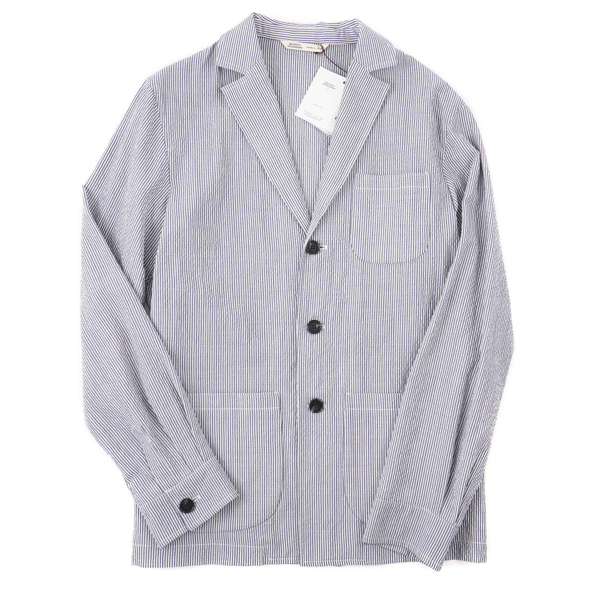 Maurizio Baldassari Lightweight Wool Shacket Jacket for Men - Stylish & Comfortable Overshirt for Fall & Winter Layering