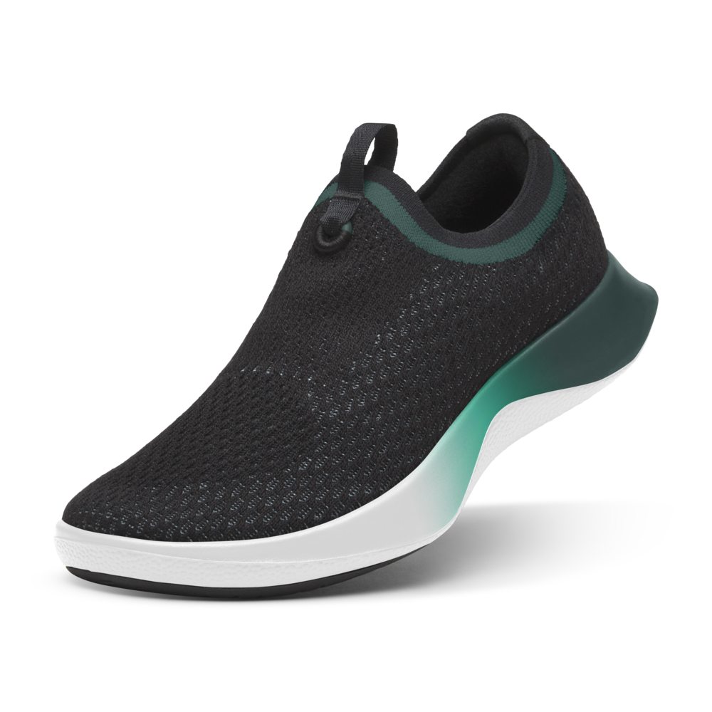 Women's Running Shoes - Tree Dasher Relay Natural Black with Twilight Teal Sole | Lightweight Eco-Friendly Sneakers for Women | Perfect for Jogging, Gym Workouts & Daily Wear
