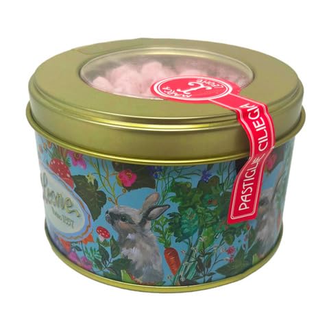 Cherry Flavored Hard Candy - Elegant Tin Box 60g, Perfect for Gifts, Parties & Home Decor