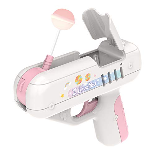 Kayswang Candy Lollipop Gun - Fun Sweet Toy Storage for Kids & Adults | Pink Sugar Candy Dispenser for Birthday Parties, Halloween Treats & Surprise Gifts | Perfect for Boys, Girls & Candy Lovers