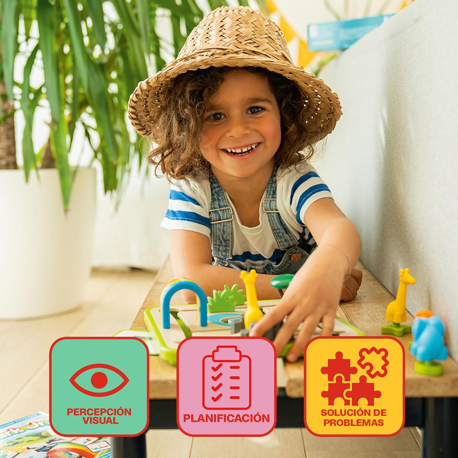 SmartGames Photo Safari - Educational Puzzle Game for Kids Ages 3+ | Fun Learning Toy for Preschoolers | Perfect Birthday Gift for 3 Year Old Boys & Girls | Great for Indoor Play, Travel & Family Game Night