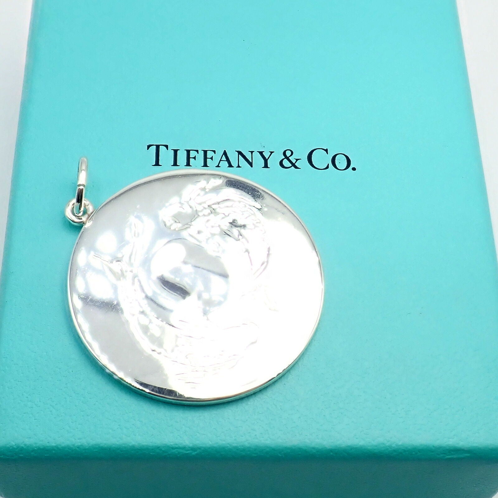Authentic Vintage Tiffany & Co Sterling Silver Zodiac Pisces Large Pendant Necklace - Perfect for Birthdays, Gifts & Astrology Lovers