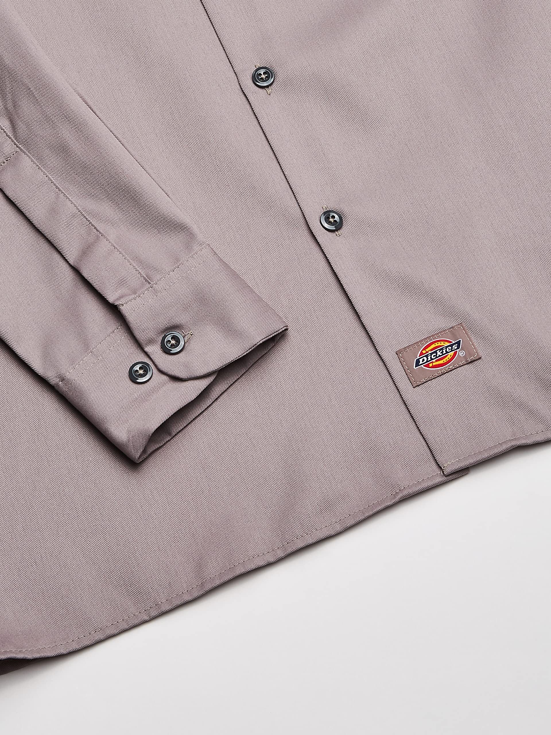 Dickies Men's Big & Tall Long Sleeve Work Shirt - Durable Cotton Twill, Relaxed Fit for Comfort, Professional & Casual Wear (Worksite, Outdoor Jobs, Everyday Use)