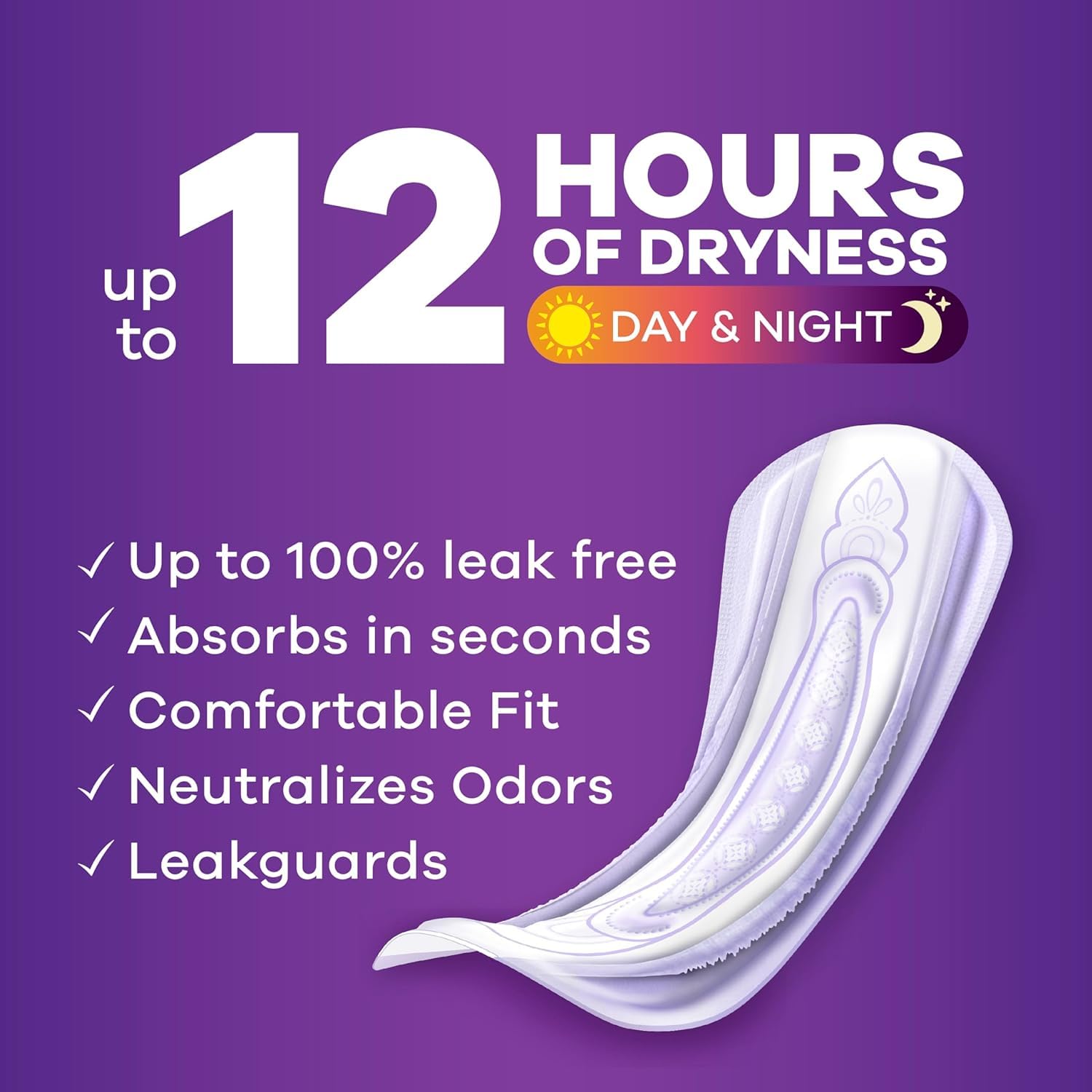 Always Discreet Incontinence Pads for Women - Light Absorbency (3 Drops), 30 Count per Pack (4 Packs) - Bladder Leak Protection for Daily Use, Exercise & Travel