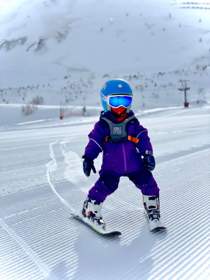 Hobbledehoo 3 Ski Harness for Kids - Adjustable Safety Belt in Blue - Perfect for Ski Training, Snowboarding & Winter Sports Safety Gear