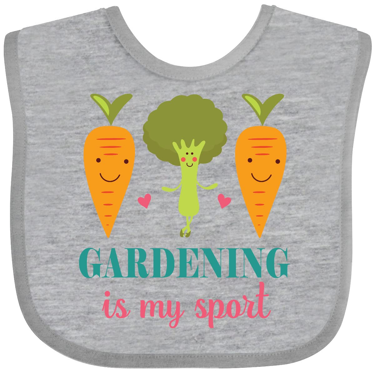 Inktastic Gardening Is My Sport Baby Bib - Funny Gardener Gift for Babies & Toddlers - Perfect for Feeding, Mealtime, and Outdoor Activities