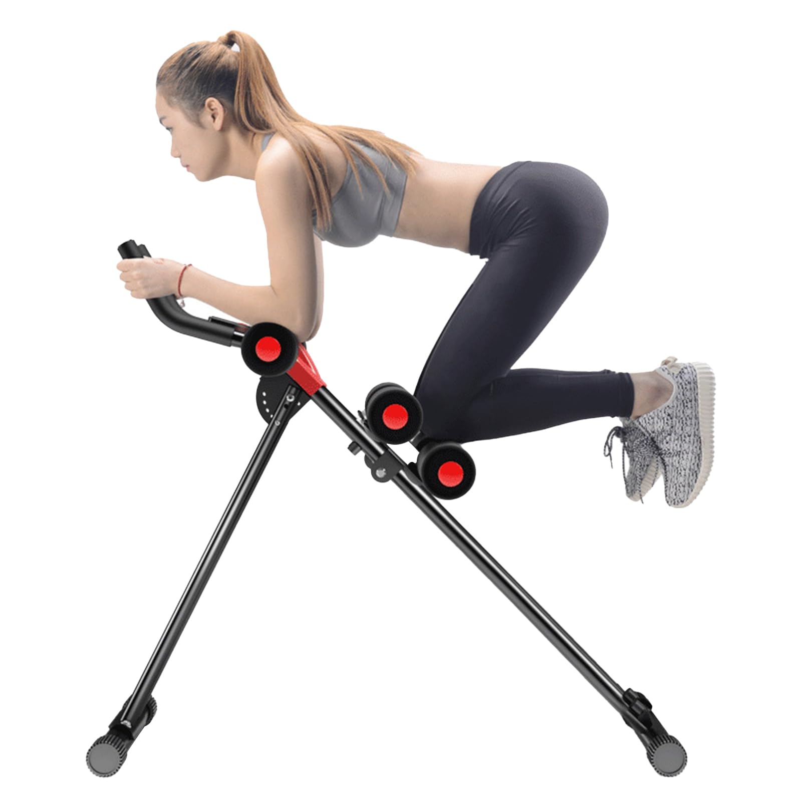 Ab Crunch Coaster - Adjustable Home Gym Equipment for Core & Full Body Workout | Multi-Functional AB Machine for Beginners & Fitness Enthusiasts | Fast USA Shipping | Perfect for Home Workouts, Office Exercises & Small Spaces