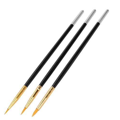 3Pcs Nail Art Painting Pens - Professional Manicure Tools for Fine Line Drawing & Detailing | Perfect for DIY Nail Design, Salon Use & Home Manicures