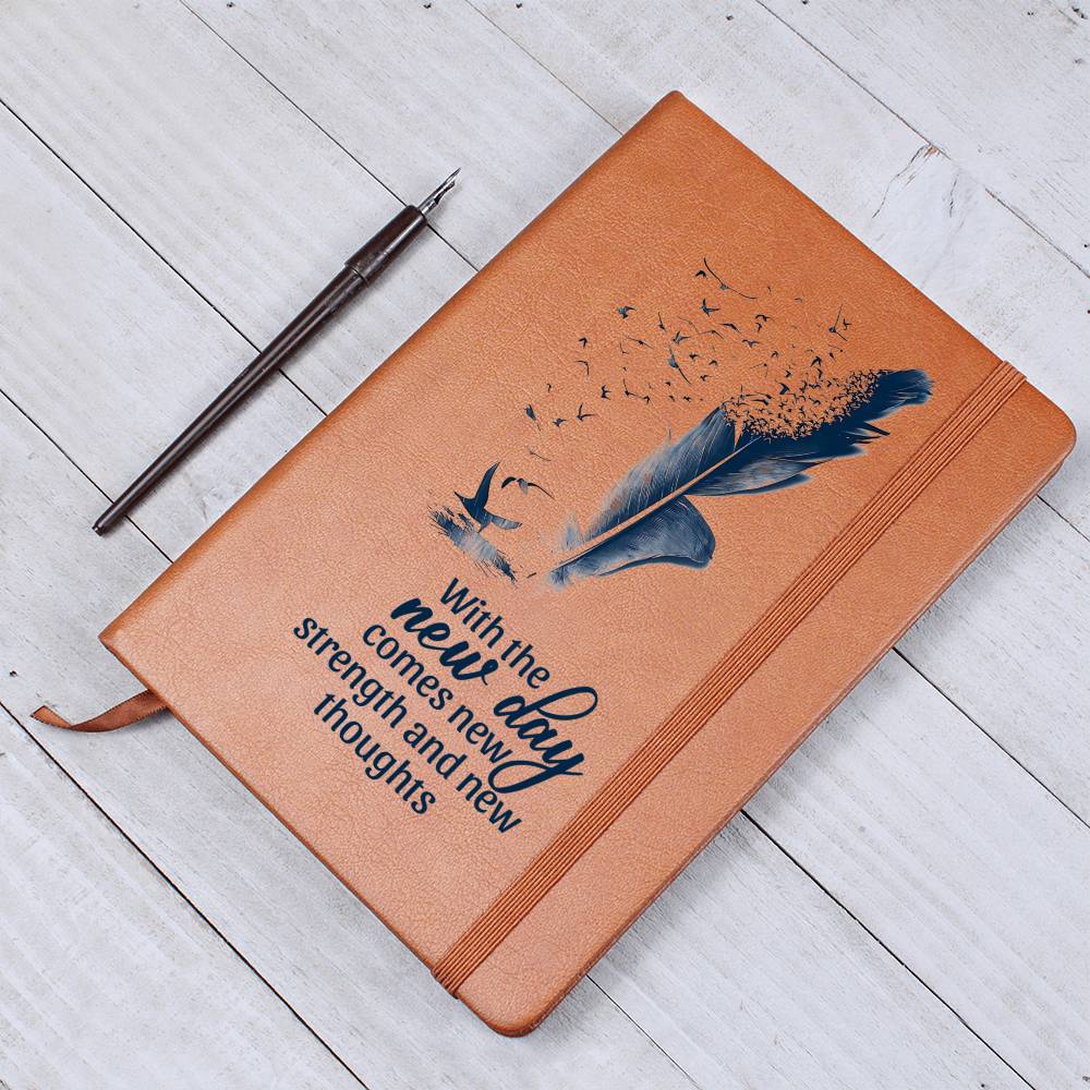 Premium Leather Writing Journal - Elegant & Durable Notebook for Daily Reflections, Gift Ideas & Creative Writing - Perfect for Journaling, Note Taking & Thought Organization