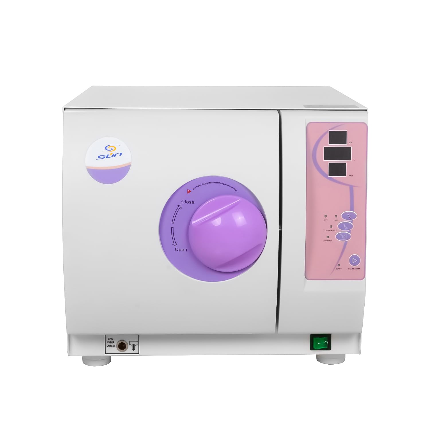 Global Dental 18L Lab Autoclave - High Pressure Vacuum Steam Sterilizer, Mini330 Thermal Stainless Steel for Dental Clinics, Hospitals & Laboratories - Perfect for Sterilizing Dental Instruments, Surgical Tools & Medical Equipment