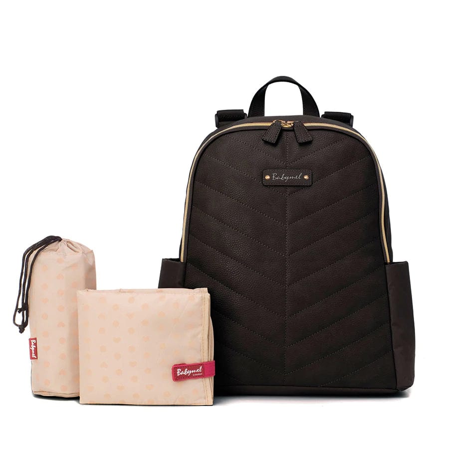 Babymel Gabby Vegan Leather Backpack for Women - Stylish & Eco-Friendly Diaper Bag, Perfect for Moms, Travel & Everyday Use