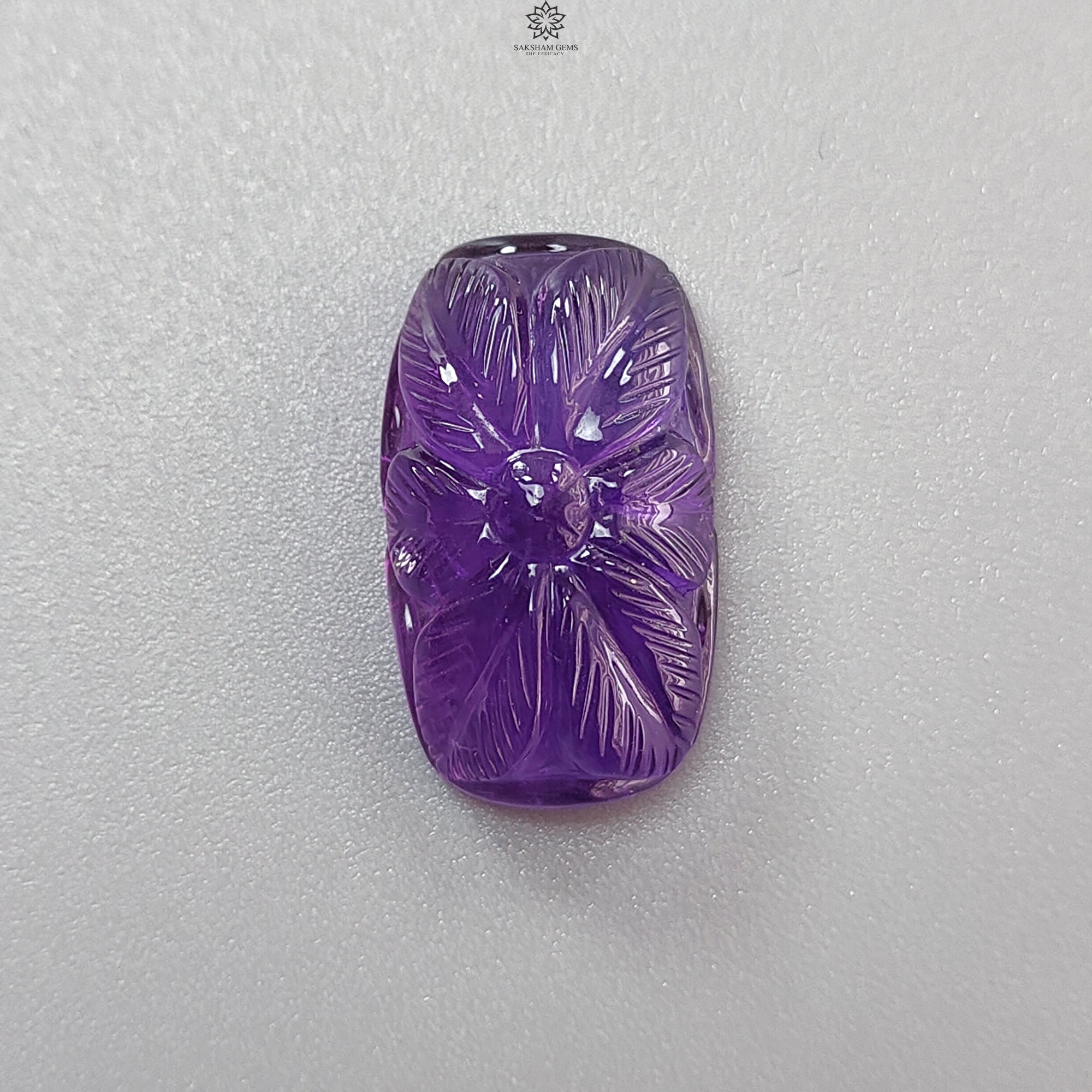 Natural Untreated Citrine & Amethyst Quartz Gemstone Carving - Hand Carved Oval Cushion Shape for Jewelry Making, Healing Crystals, Meditation & Spiritual Gifts (1pc)
