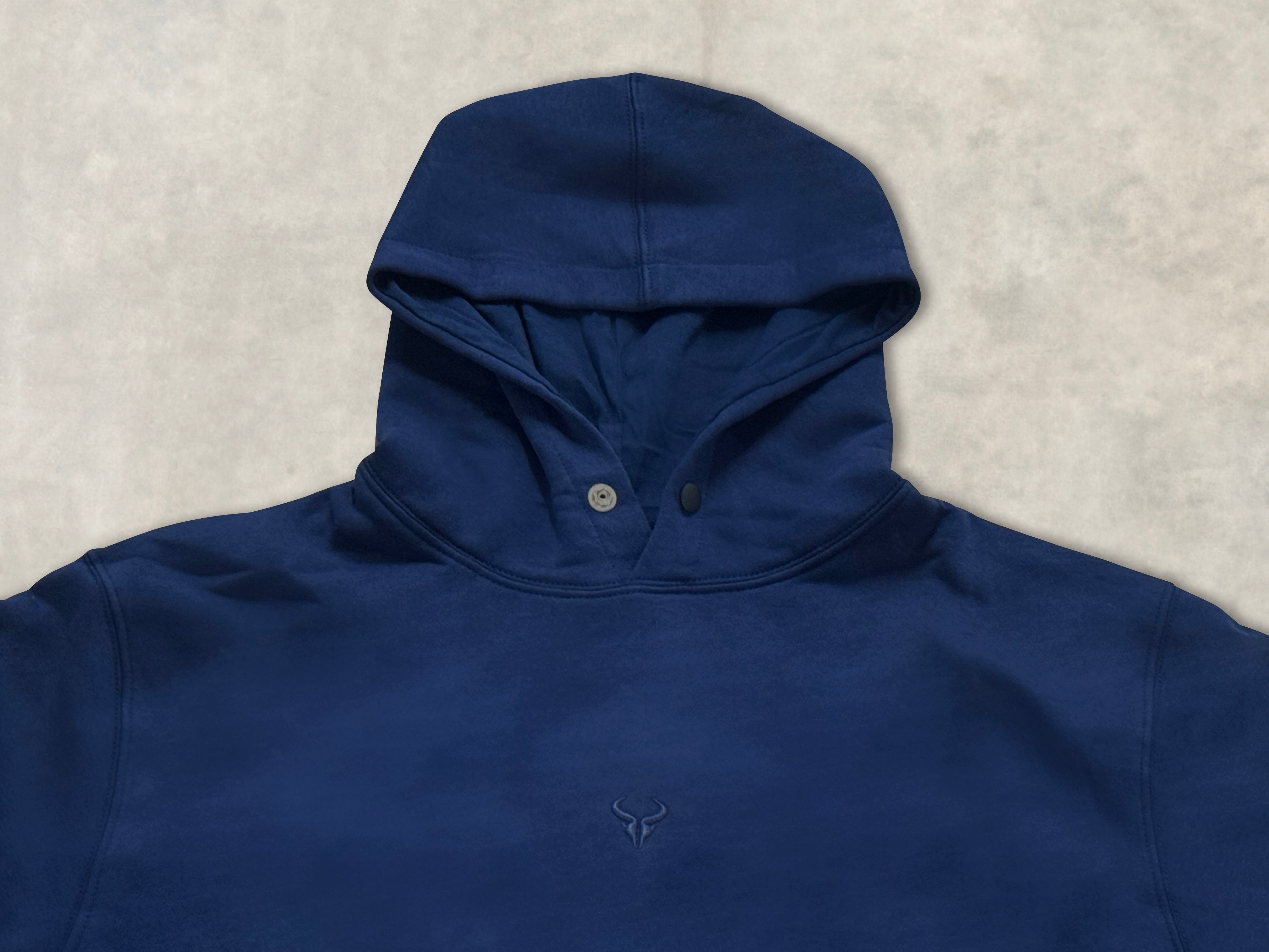 Cerus Navy Core Hoodie - Premium Cotton Pullover for Men & Women | Comfortable & Stylish for Casual Wear, Gym, and Outdoor Activities