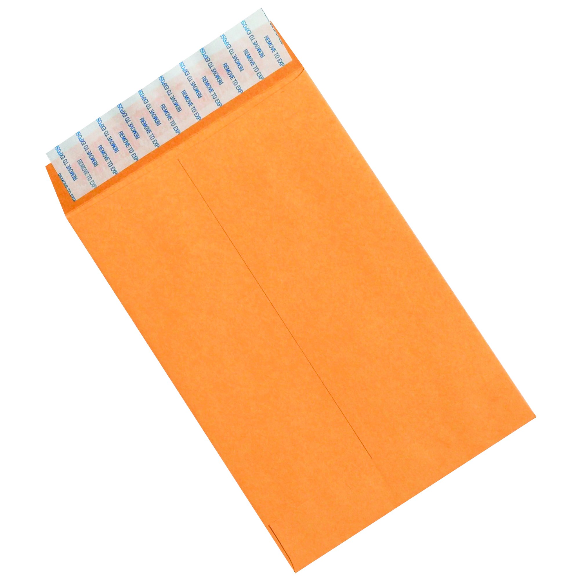 Partners Brand PEN1068 Self-Seal Envelopes, 6x9 Inches, Kraft Brown, Pack of 500 - Perfect for Mailing, Business Correspondence, and Document Storage