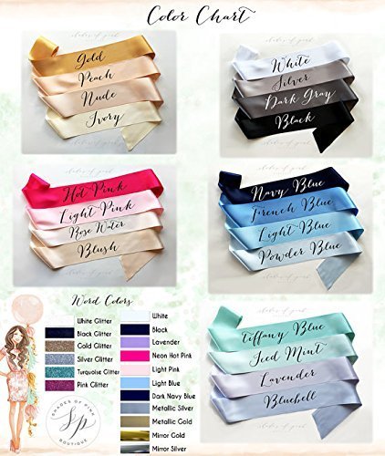 Bride to Be Sash - Elegant Bridal Bachelorette Party Sash for Wedding Showers, Bachelorette Parties & Bridal Events - Perfect for Bride Squad, Maid of Honor & Bridesmaids