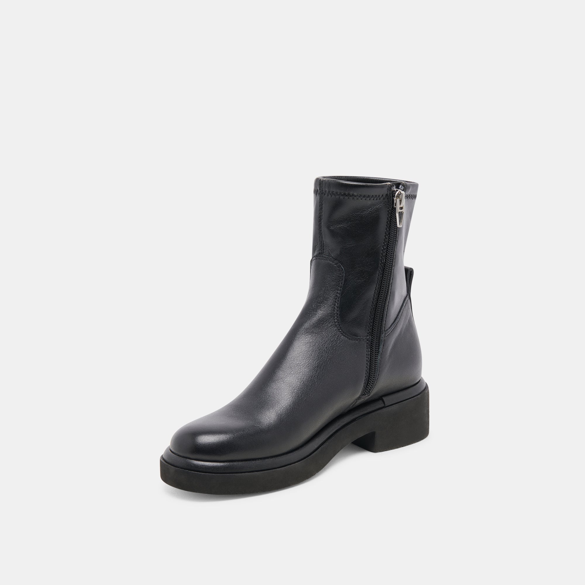 SIMAYA H2O Waterproof Leather Boots for Men & Women - Black Rain Boots for Outdoor, Hiking & Work - Slip Resistant Comfortable Winter Shoes