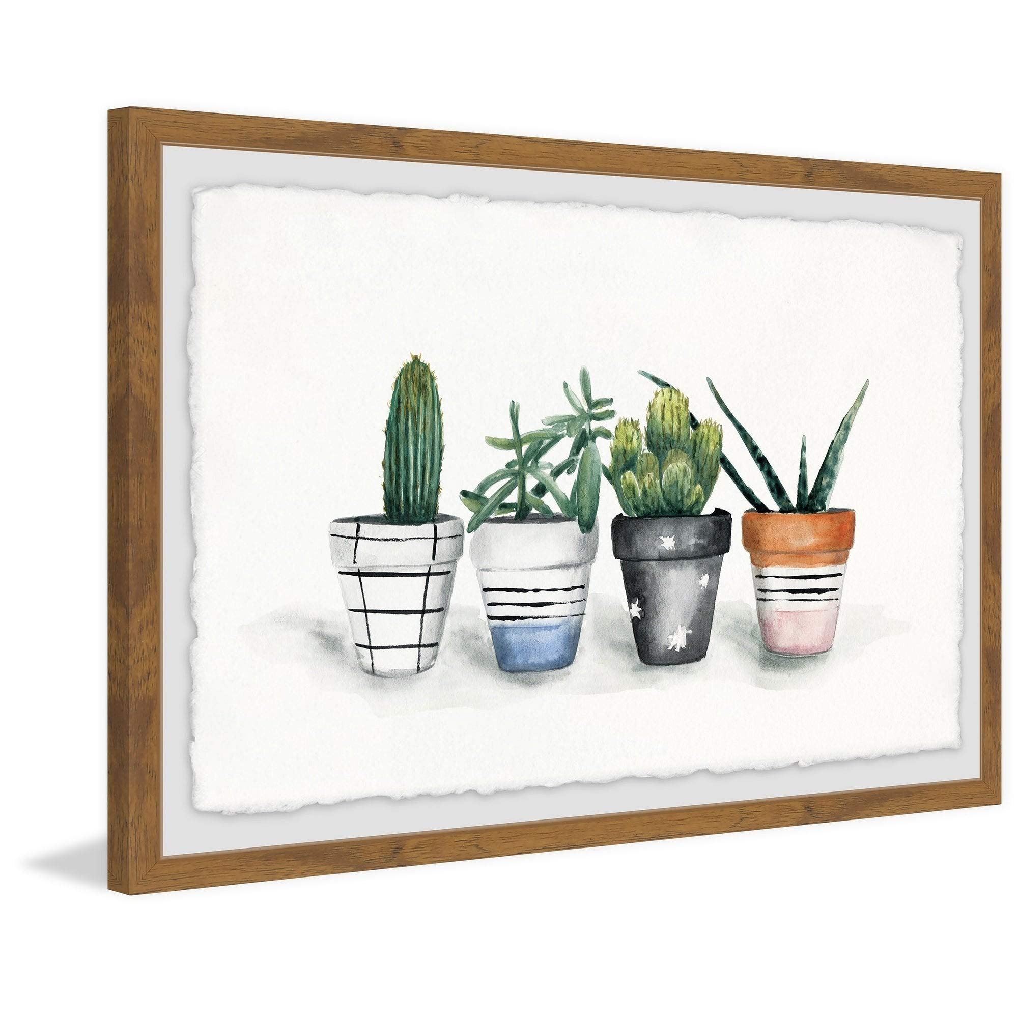 Handmade Fashion Pots Framed Print 18x12 - Marmont Hill Wall Art for Living Room, Bedroom & Office Decor
