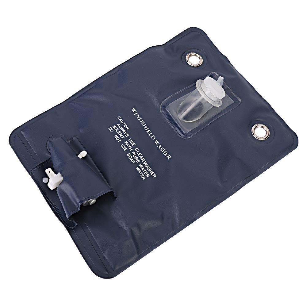 Universal Windshield Washer Bottle Kit with Pump - Replacement Car Fluid Reservoir for Auto Repair Shops, Factories & DIY Maintenance | Perfect for Vehicle Servicing, Fleet Maintenance & Emergency Roadside Repairs