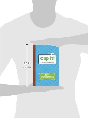 Clip It Coupon Organizer - Premium Coupon Holder for Grocery Shopping & Retail Savings | Compact Wallet-Size Coupon Clipper for Easy Organization