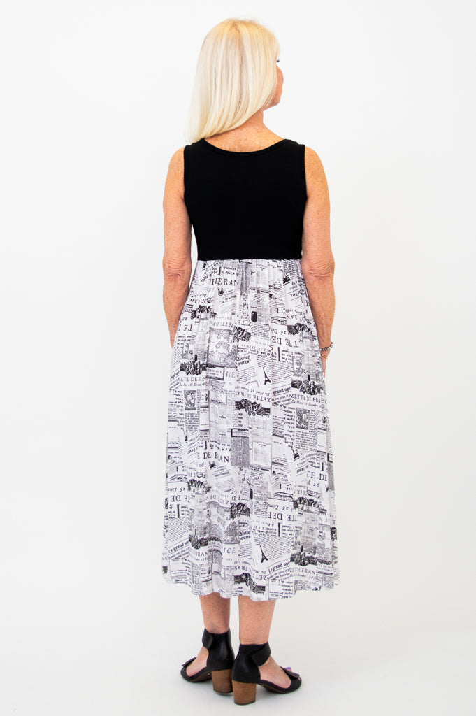 Black Paloma Dress - French Linen Bamboo Blend Elegant Summer Dress for Women | Perfect for Weddings, Parties & Casual Outings