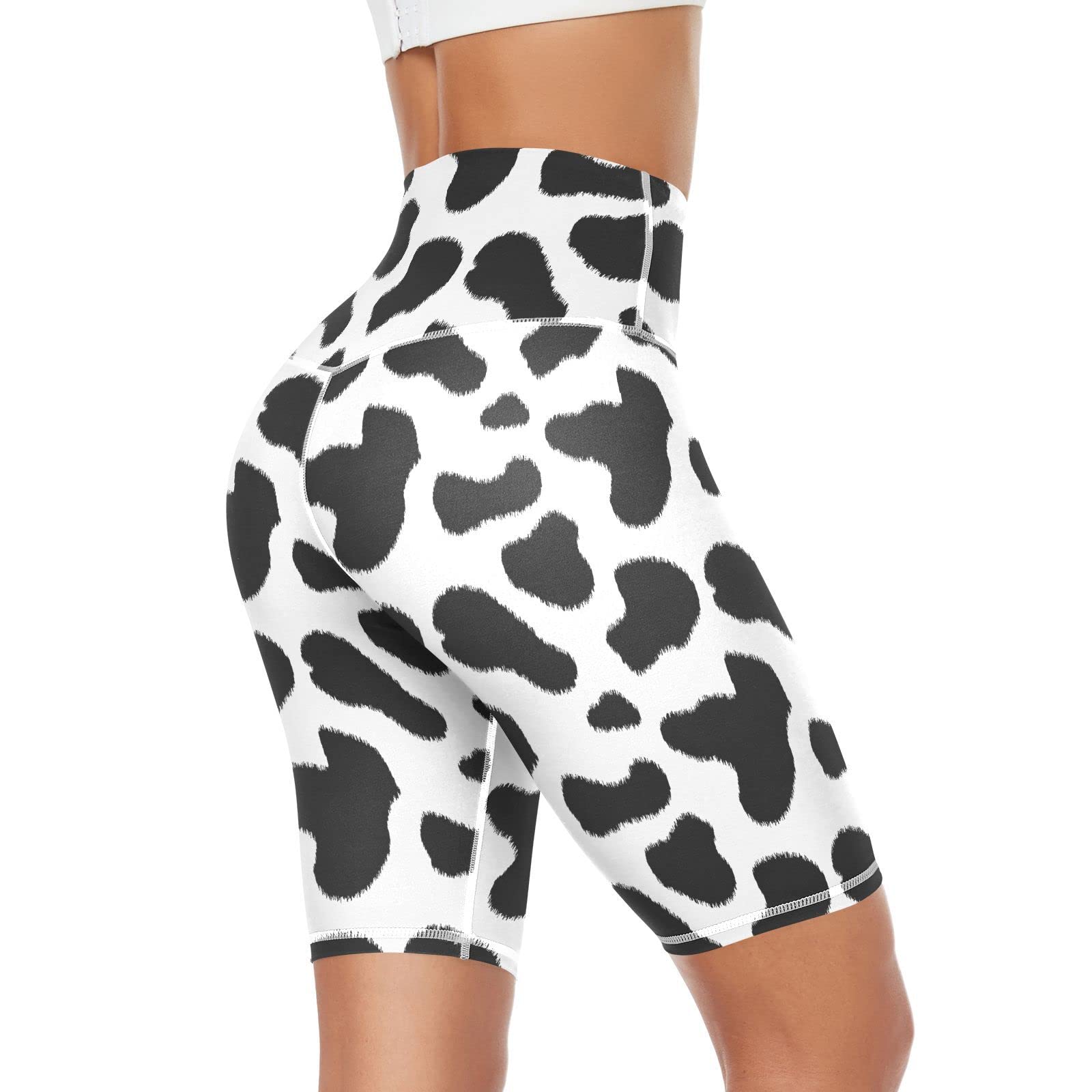 High Waist Yoga Shorts for Women - Breathable Athletic Shorts with Hidden Pockets - Perfect for Yoga, Running & Gym Workouts