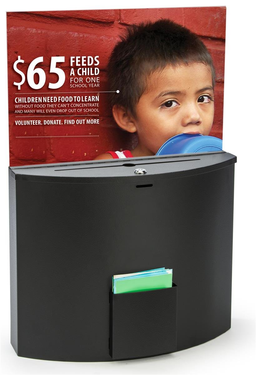 Secure Locking Ballot and Suggestion Box with 17