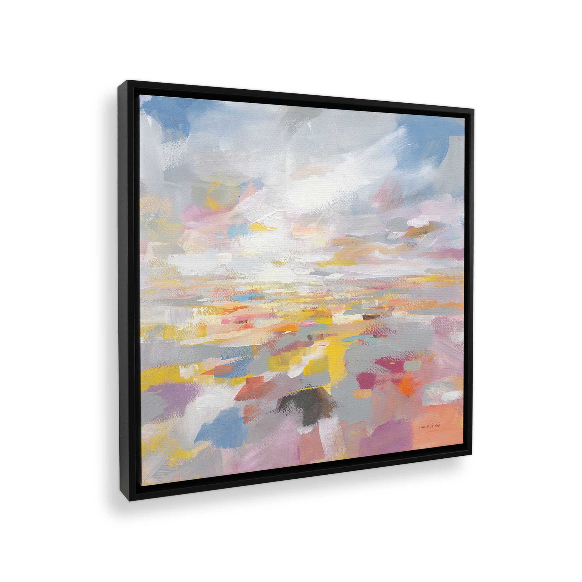 Dreamy Evening Abstract Canvas Wall Art - Modern Home Decor for Living Room, Bedroom & Office