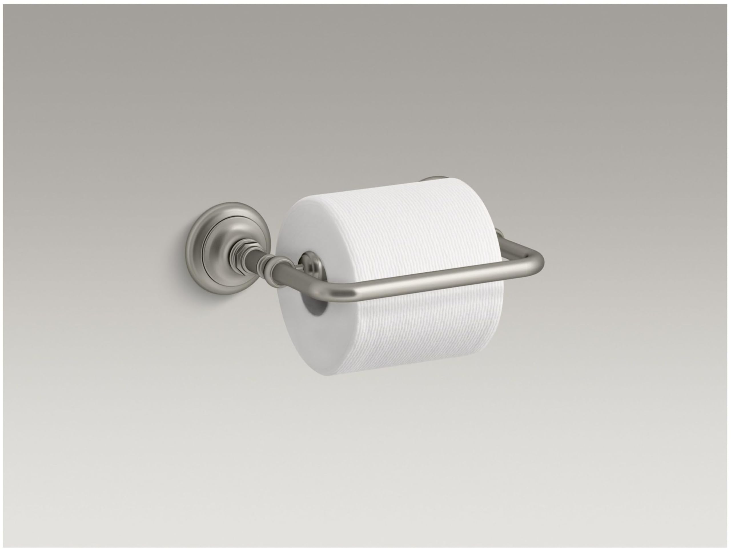 Sturdy 360° Swivel Toilet Paper Holder - Rustproof Bathroom Tissue Roll Stand for Modern Homes (Ideal for Small Spaces, Apartments & RVs)