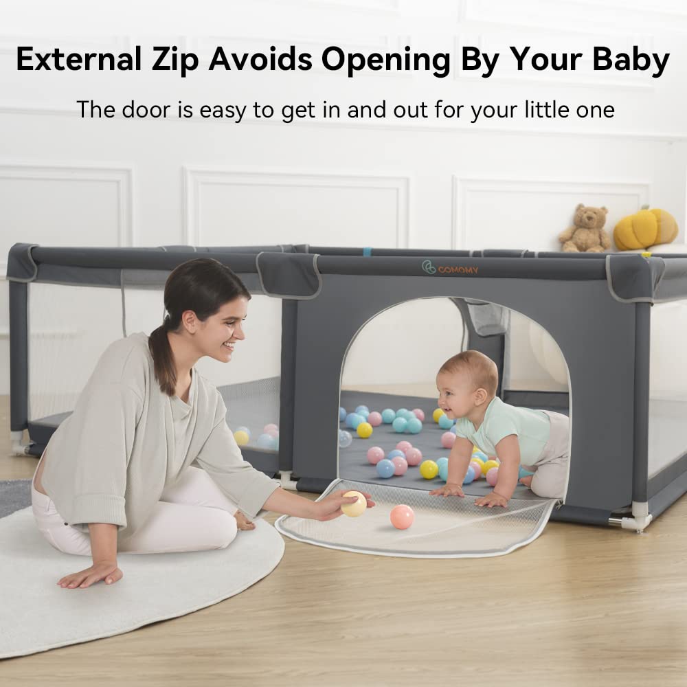 COMOMY Extra Large Baby Playpen - 79