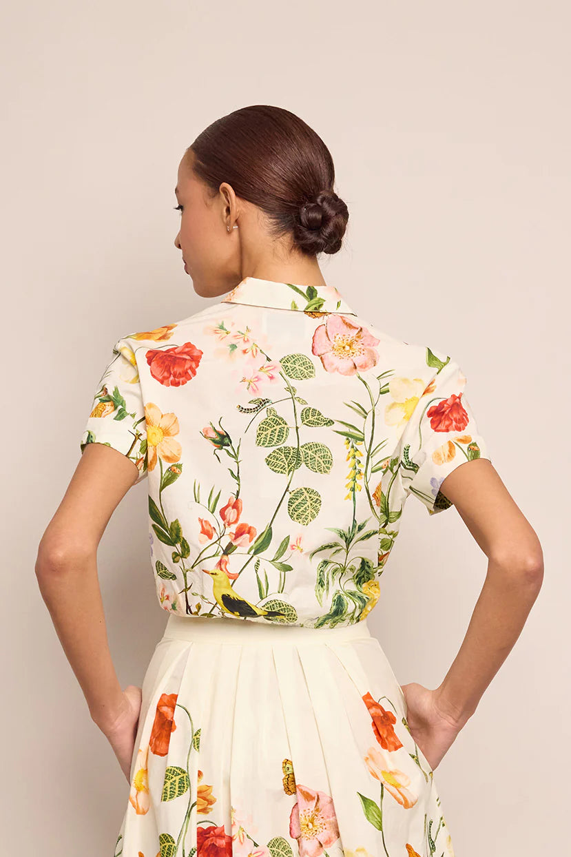 Asbury Top Nectar Egret - Stylish Women's Blouse for Casual Wear, Office & Date Night | Breathable & Comfortable Summer Fashion Top