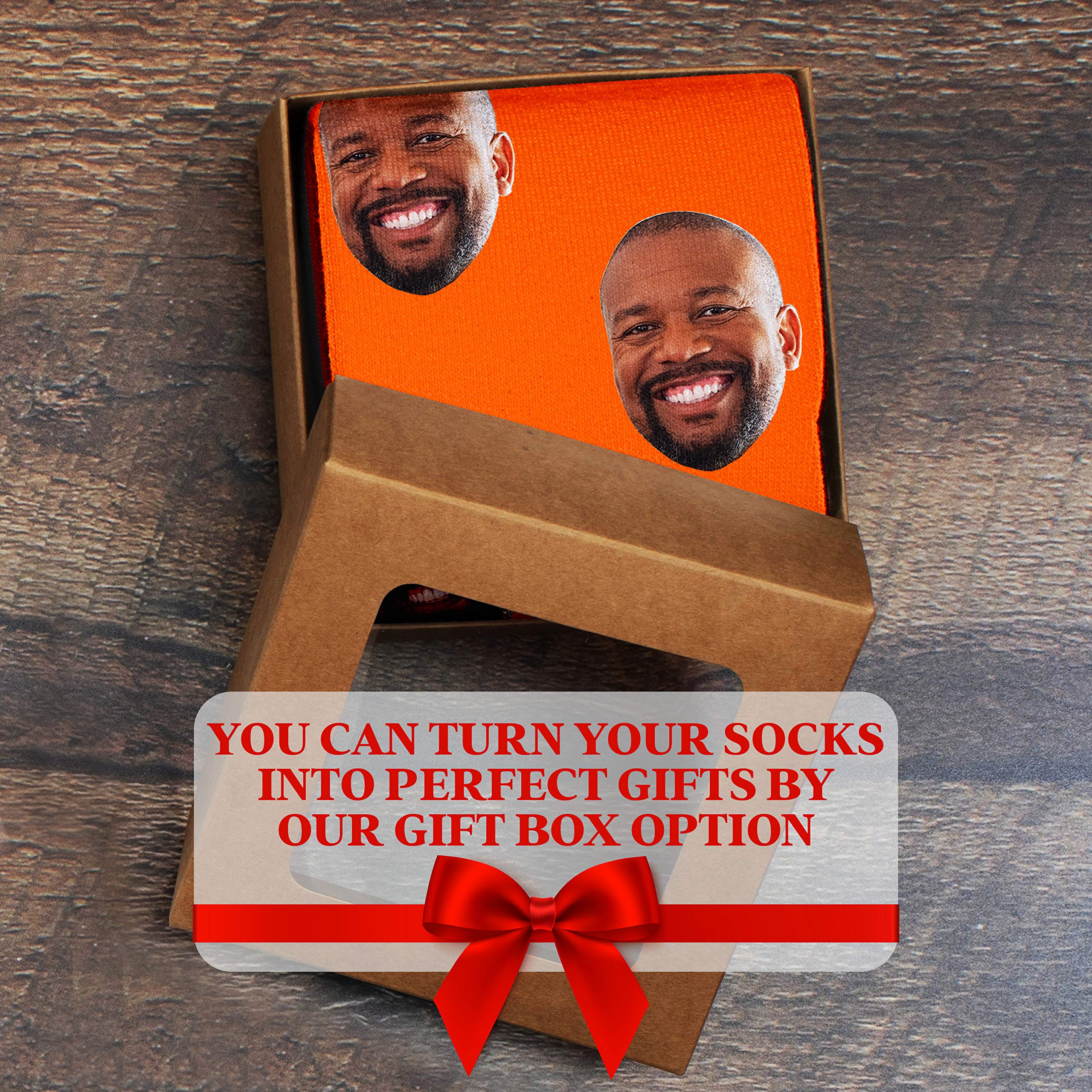 Custom Face Socks - Funny Personalized Socks with Faces for Men & Women - Perfect Gift for Cat & Dog Lovers - Great for Parties, Cosplay & Unique Gifts