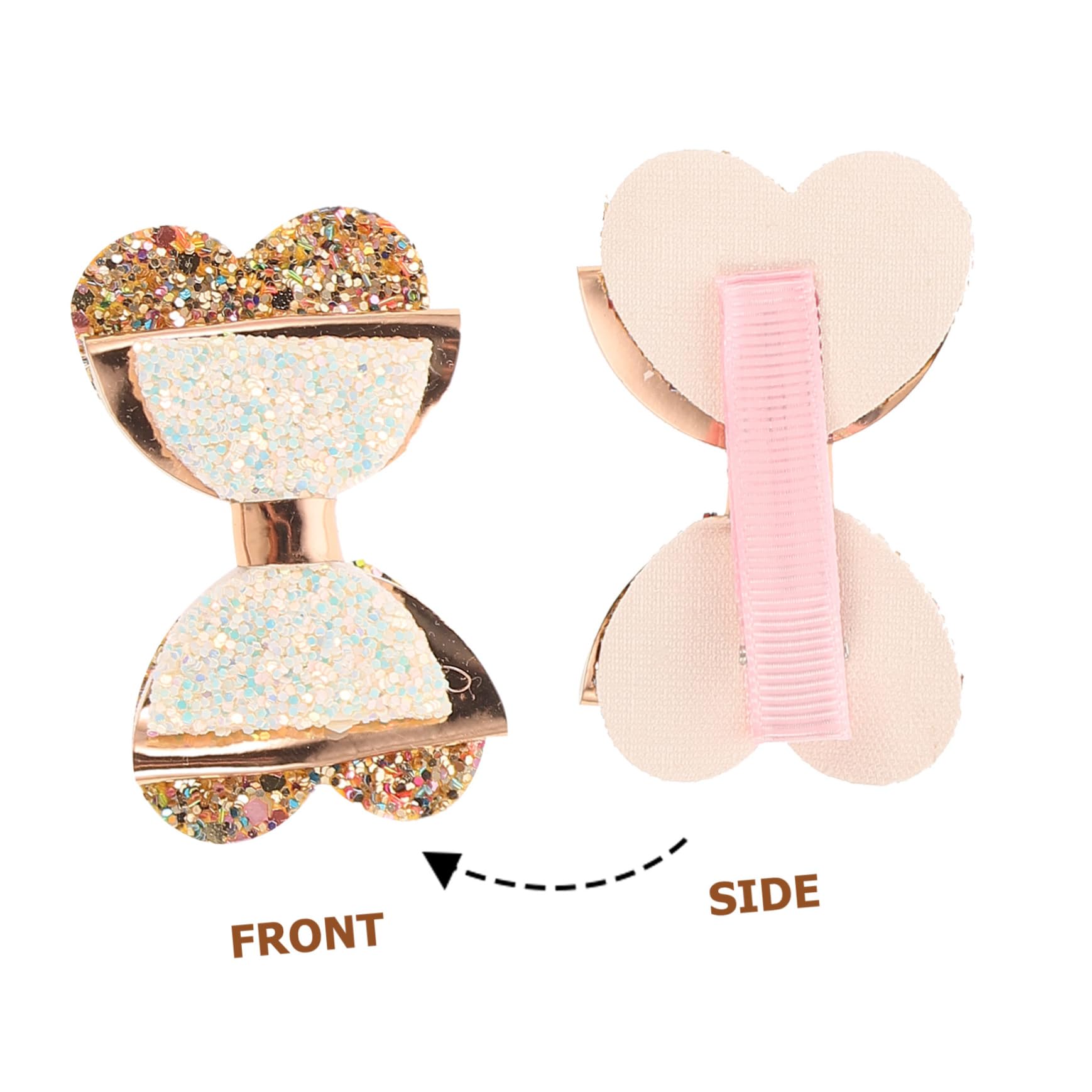 5 Sets Girls Hair Bows Clips - Fashionable Hair Accessories for School, Kindergarten & Parties | Exquisite Hair Headdresses (5pcs x 5) - Perfect for Daily Wear, Special Occasions & Gift Giving