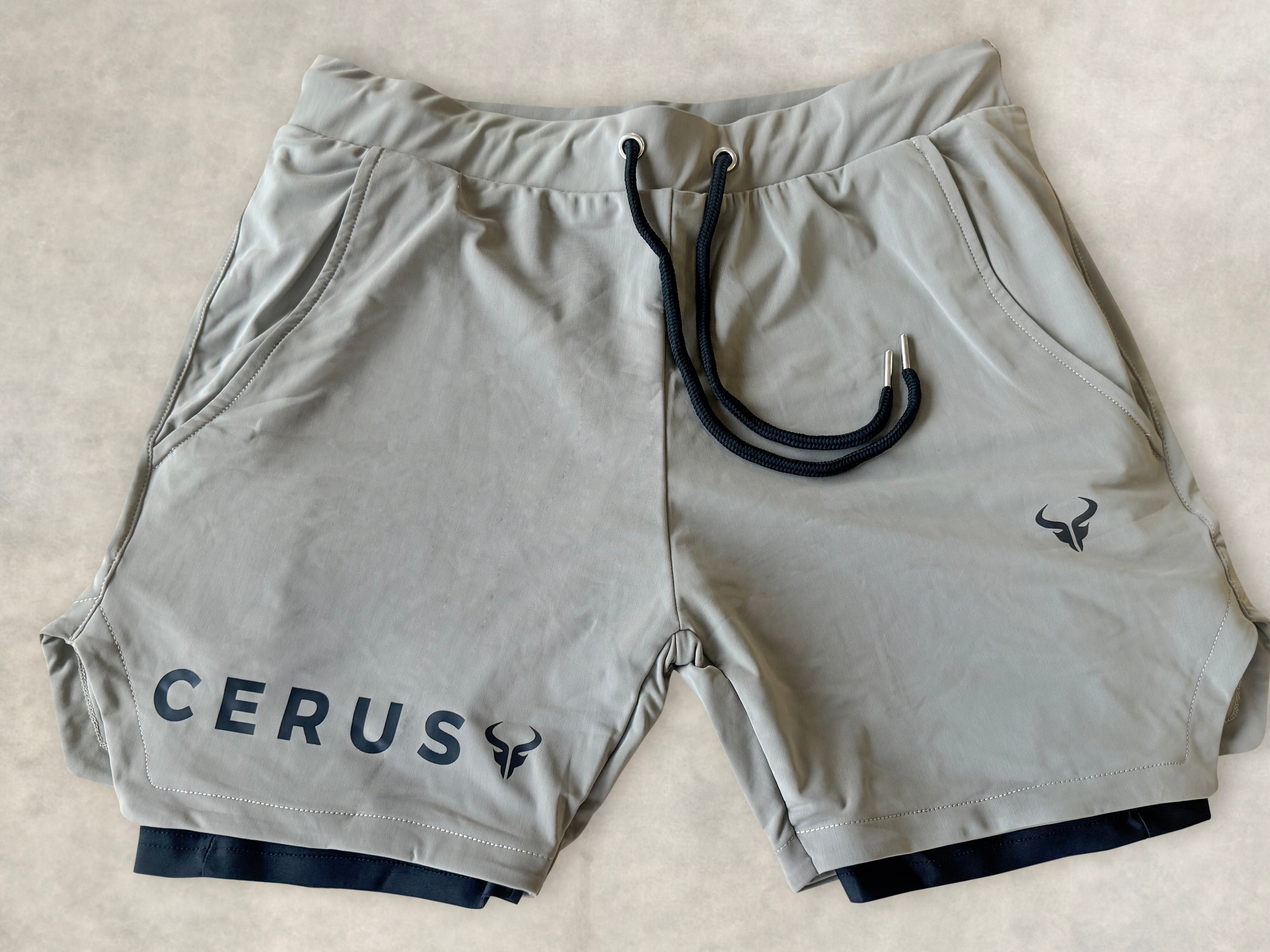 Cerus Apex 2-in-1 Running Shorts with Built-in Liner - Men's Athletic Workout & Gym Shorts for Running, Training, and Outdoor Activities